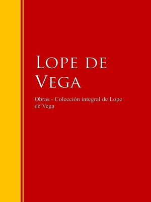 cover image of Obras--Colección de Lope de Vega